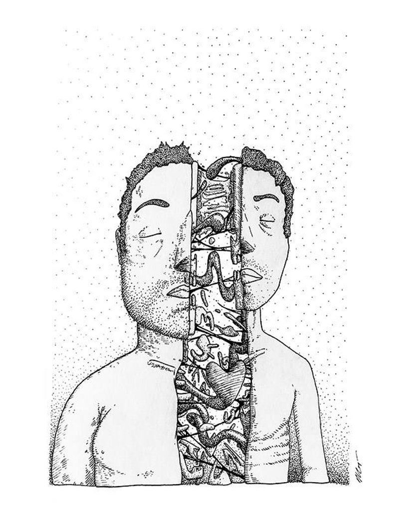 794x1028 Equal Drawing Art Print Etsy - Equal Drawing