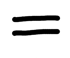 300x250 Equal Sign Drawing - Equal Drawing