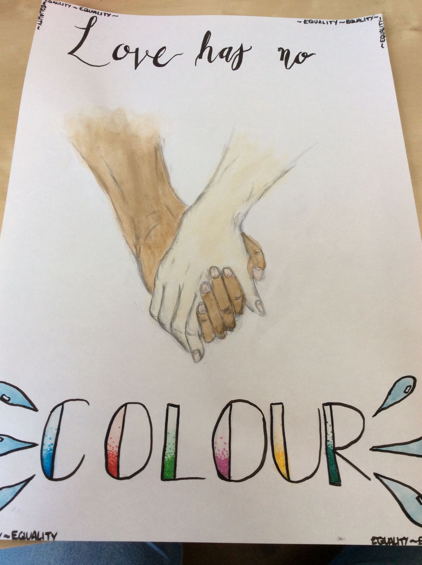 1434x1920 My Art - Equality Drawing