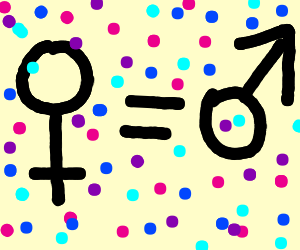 300x250 Gender Equality Drawing - Equality Drawing