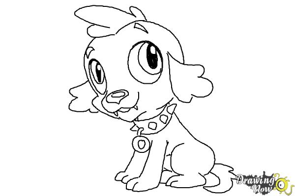 600x400 how to draw spike the marvel dog from equestria girls - Equestria Girls Drawing