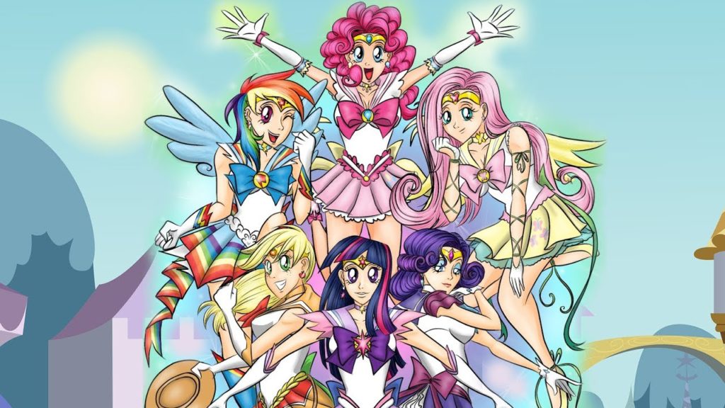 1024x576 My Little Pony Equestria Girls Sailor Moon Coloring Book - Equestria Girls Drawing