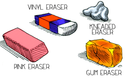 437x264 the types of eraser every artist should know - Eraser Drawing