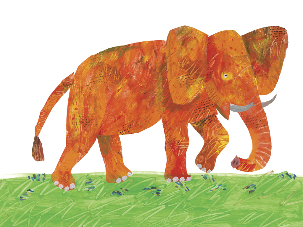 1024x768 The Very Hungry Caterpillar - Eric Carle Drawings