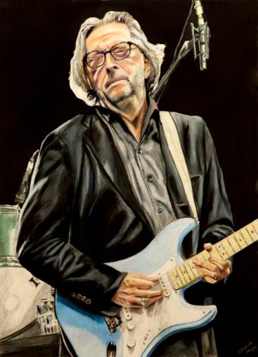 375x518 eric clapton drawing - Eric Clapton Drawings