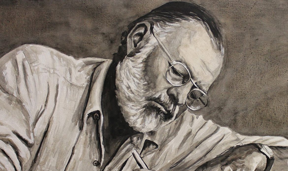 1170x693 Ernest Hemingway The Man, The Enigma - Ernest Hemingway Drawing
