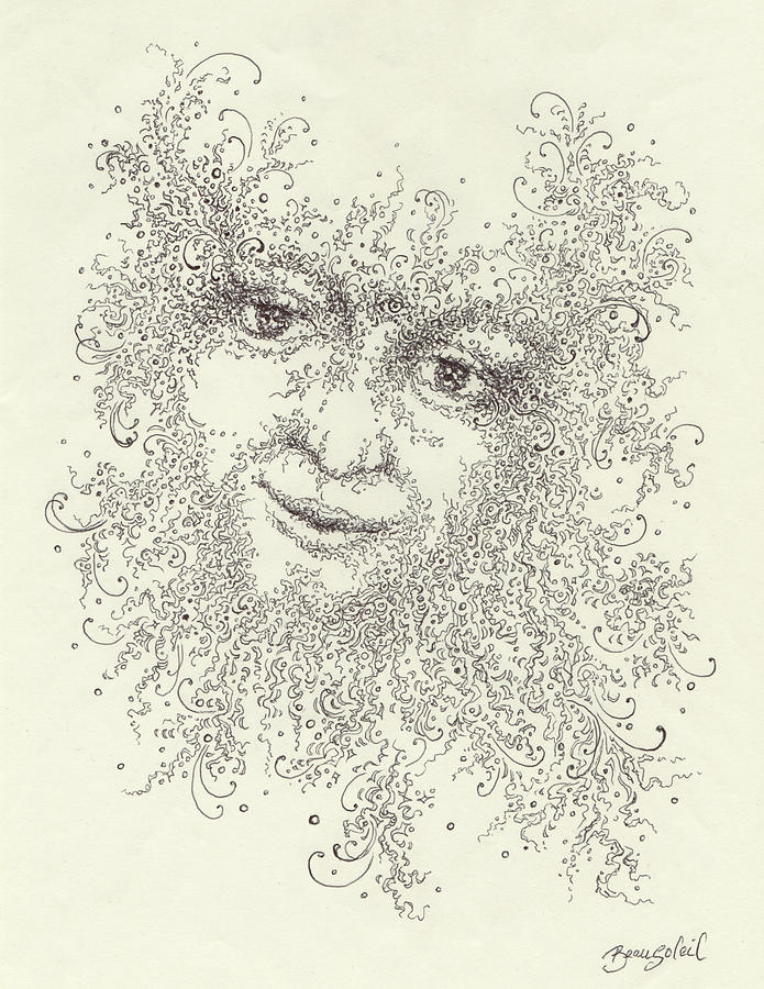 695x900 Portrait Of Eros Drawing - Eros Drawing