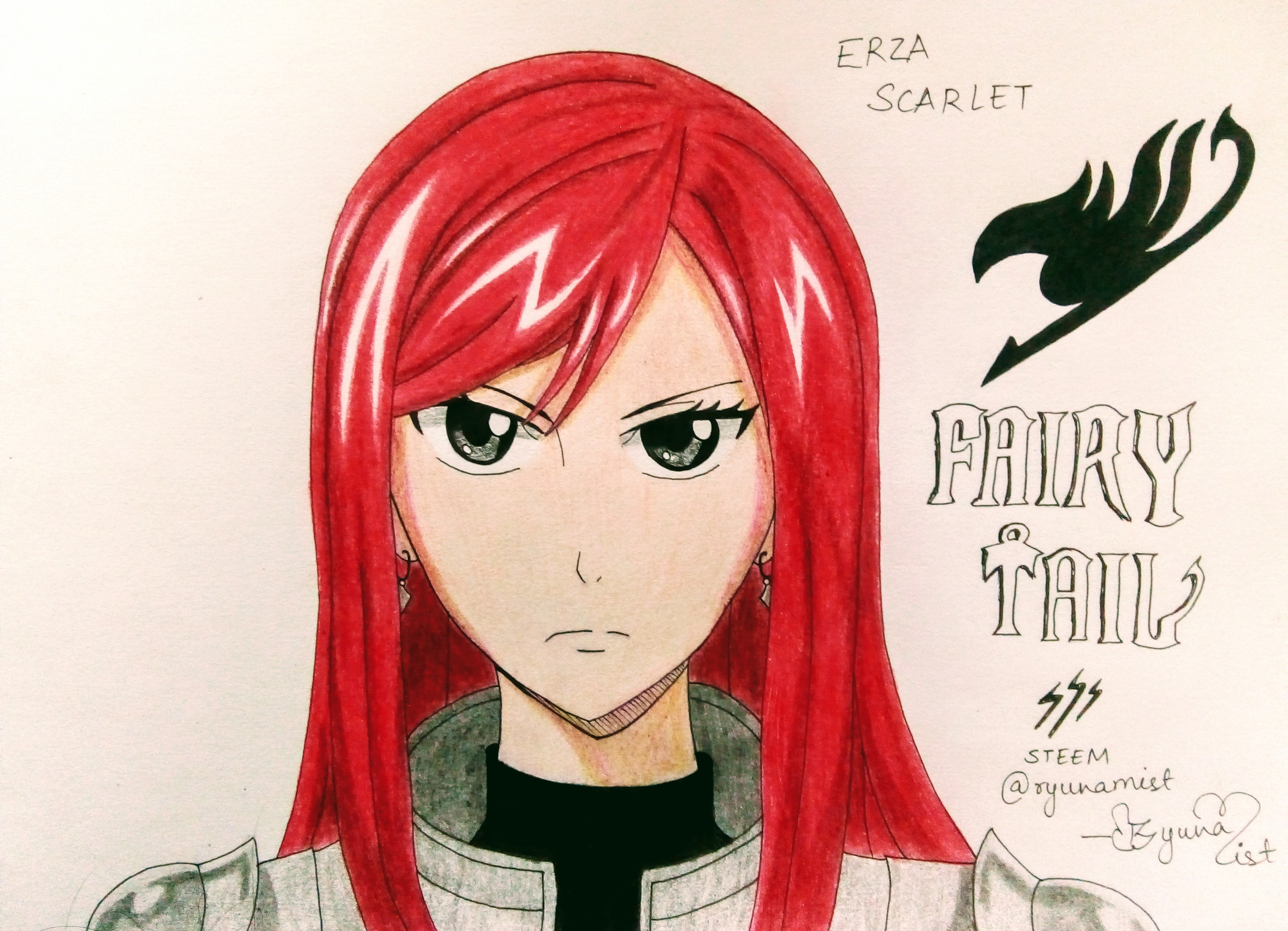 3264x2361 Drawing Erza Scarlet - Erza Drawing