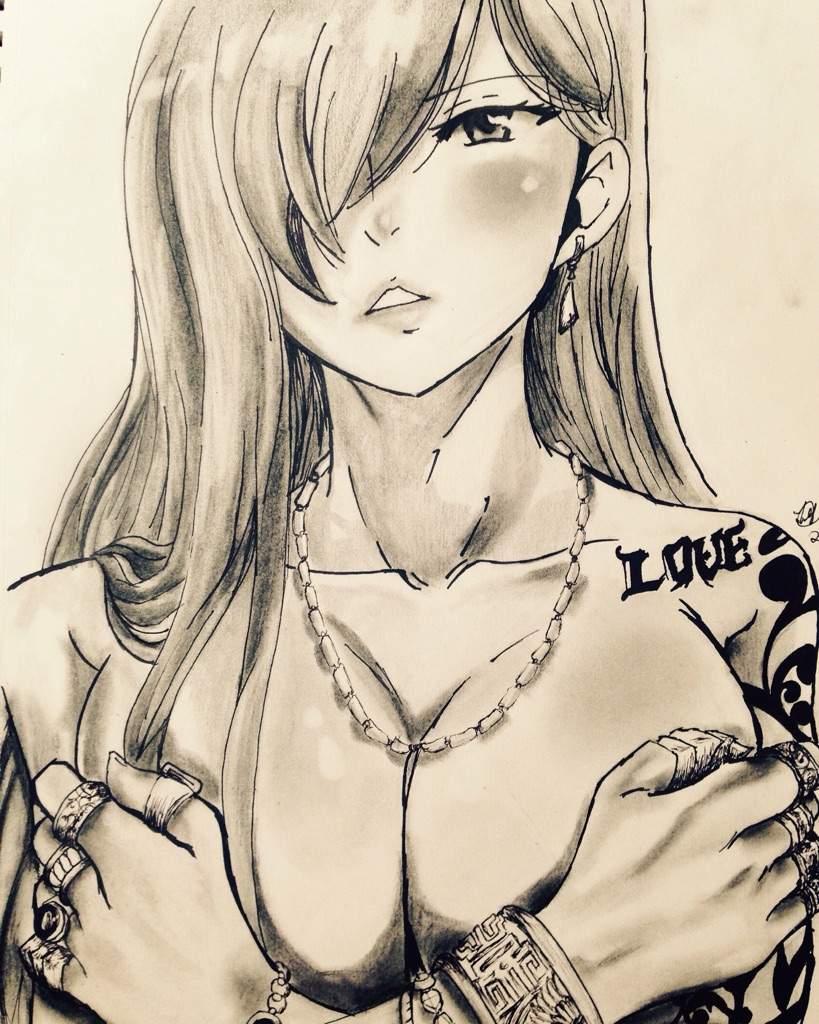 819x1024 Erza Scarlet Drawing Anime Amino - Erza Drawing