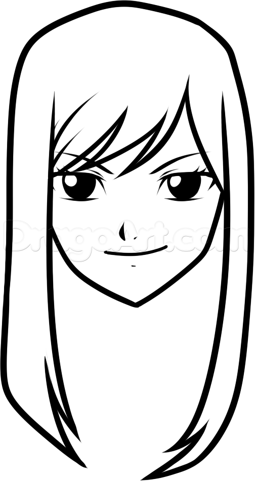 504x951 How To Draw Erza Scarlet Easy, Step - Erza Scarlet Drawing