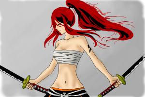 300x200 How To Draw Erza Scarlet From Fairy Tail - Erza Scarlet Drawing