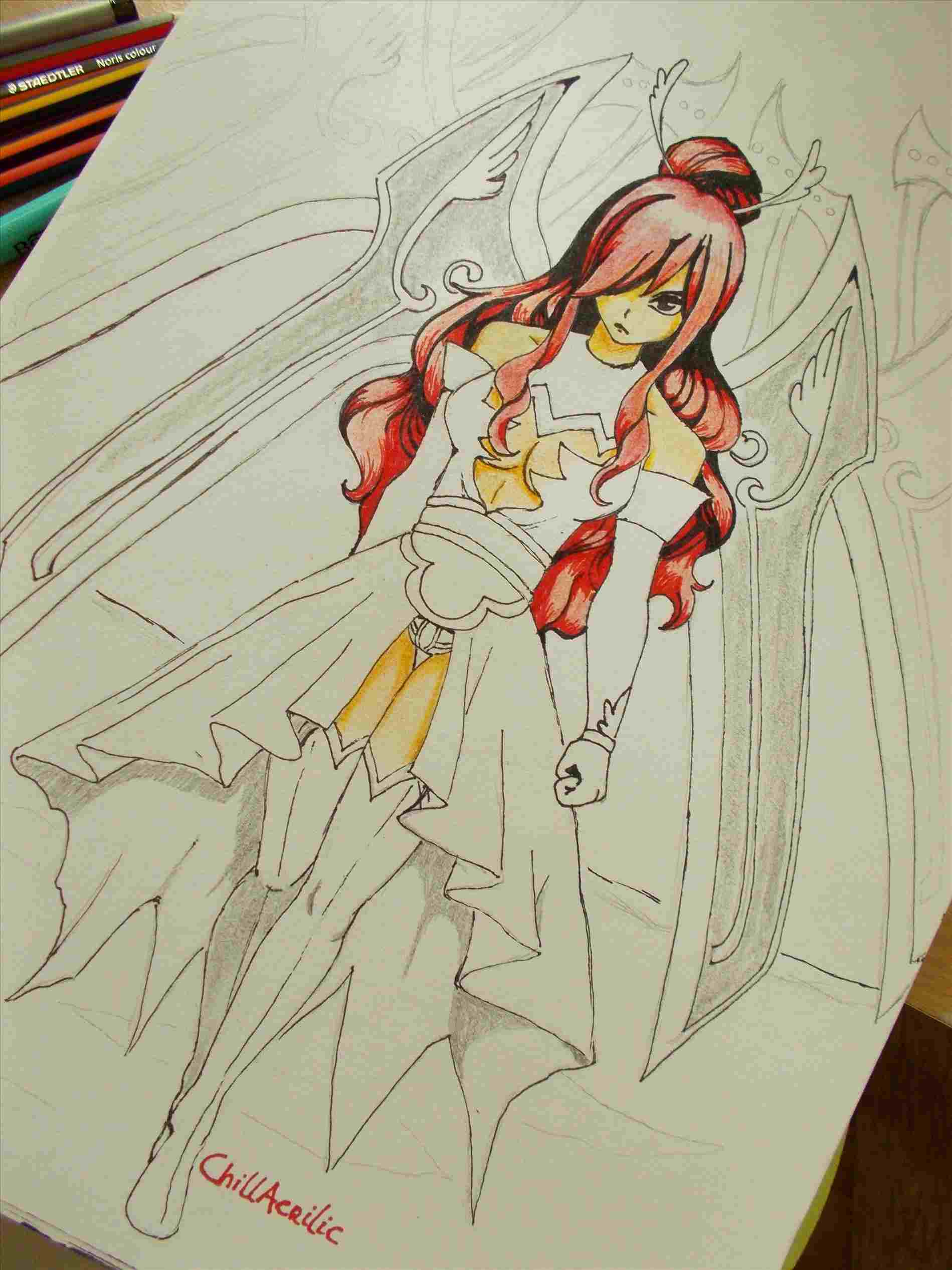 1899x2533 Erza Sketch Erza Scarlet Drawing Scarlet Fairy Tail Drawing - Erza Scarlet Drawing