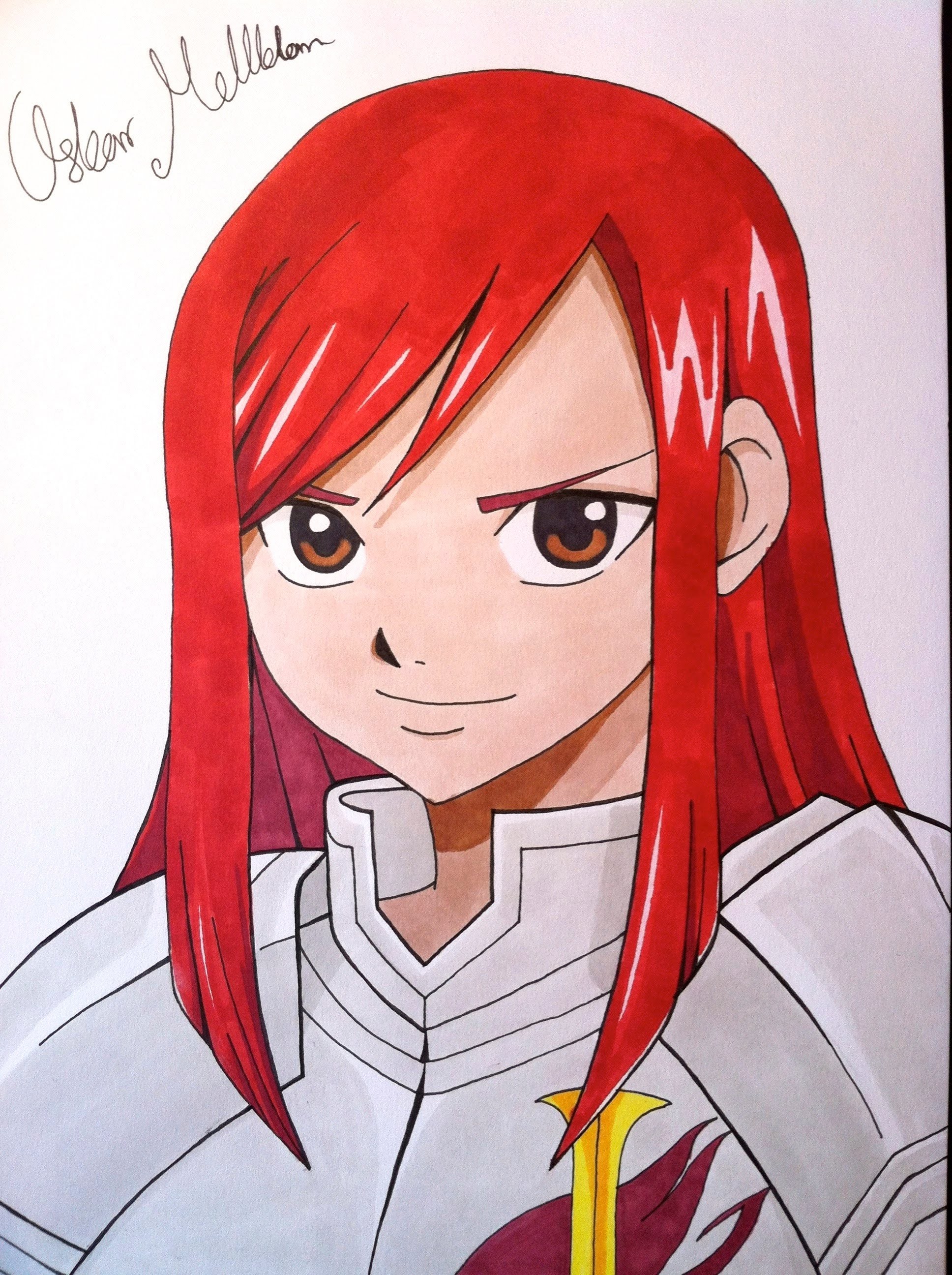 1936x2592 Drawing Erza Scarlet Tutorial - Erza Scarlet Drawing