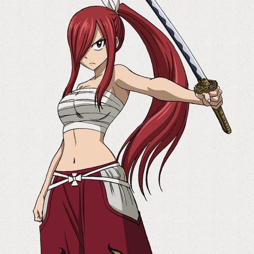 512x512 Drawing Erza Scarlet Wiki Anime Amino - Erza Scarlet Drawing