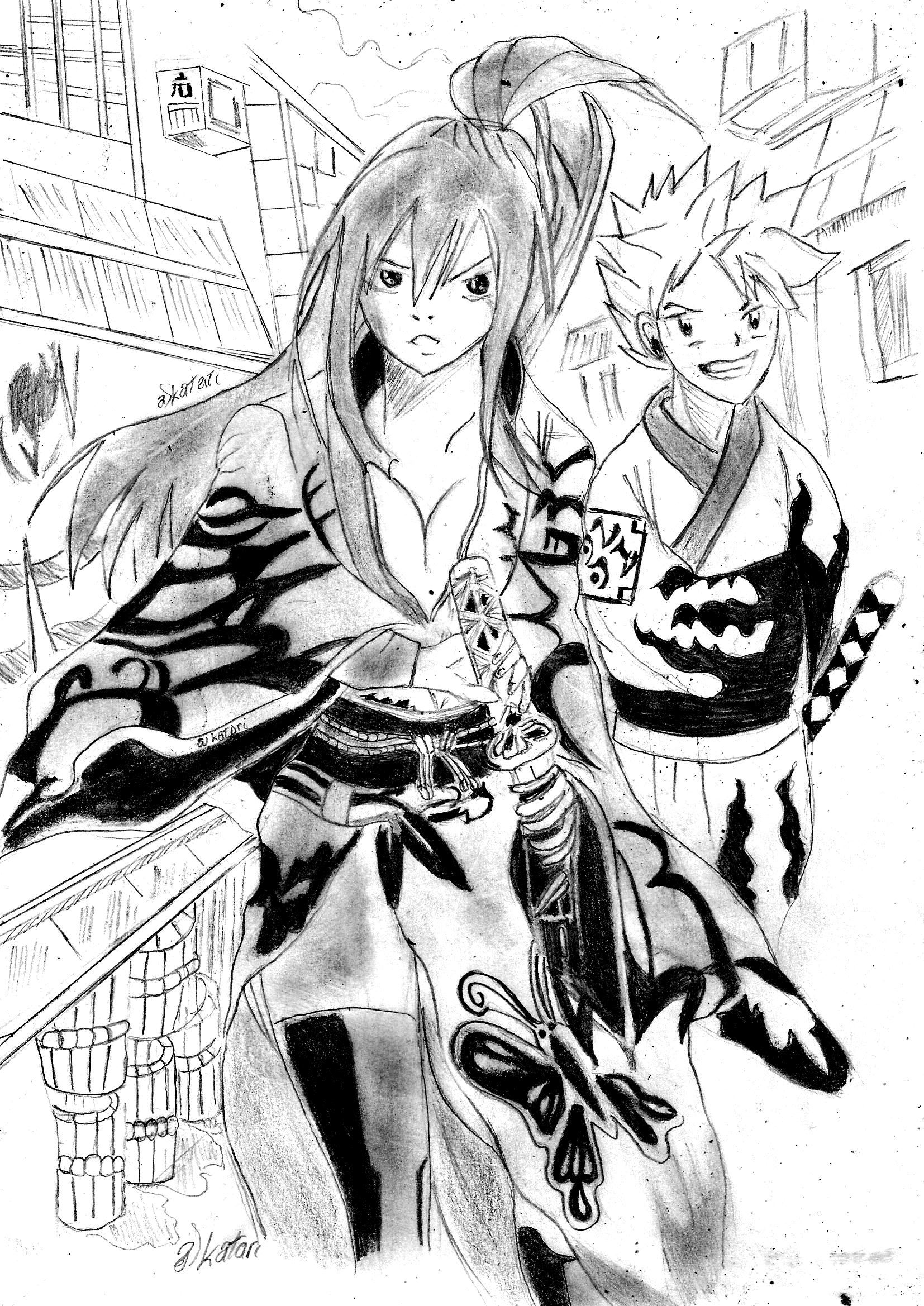 1654x2338 Erza Scarlet - Erza Scarlet Drawing