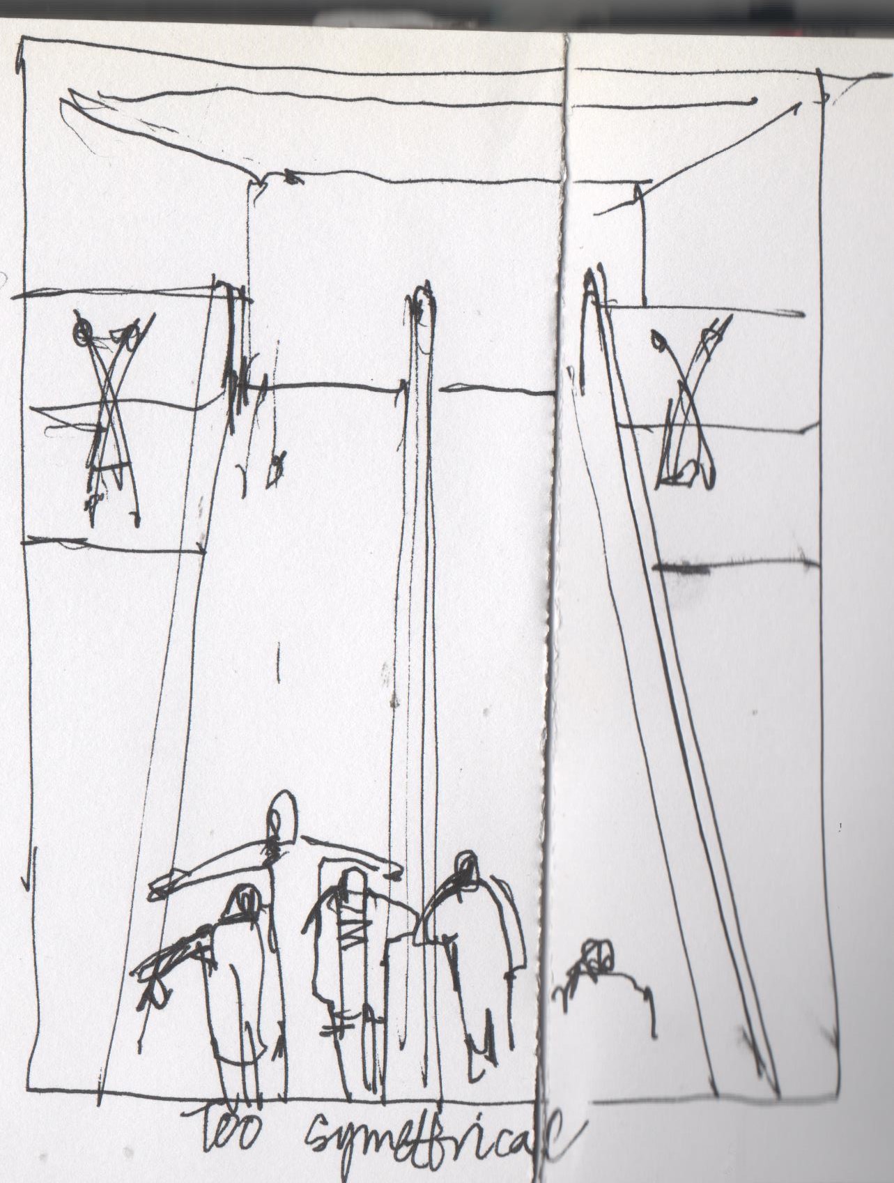 1283x1697 a drawing a day new escalator drawing part grahamfirthprints - Escalator Drawing