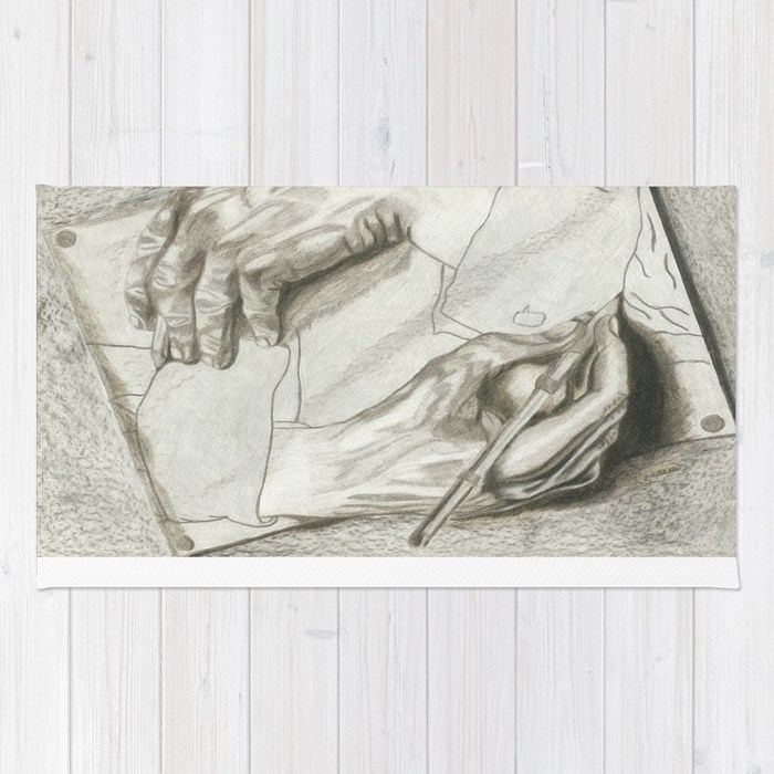 700x700 Huge Collection Of 'mc Escher Hands Drawing Each Other' Download - Escher Hands Drawing Each Other