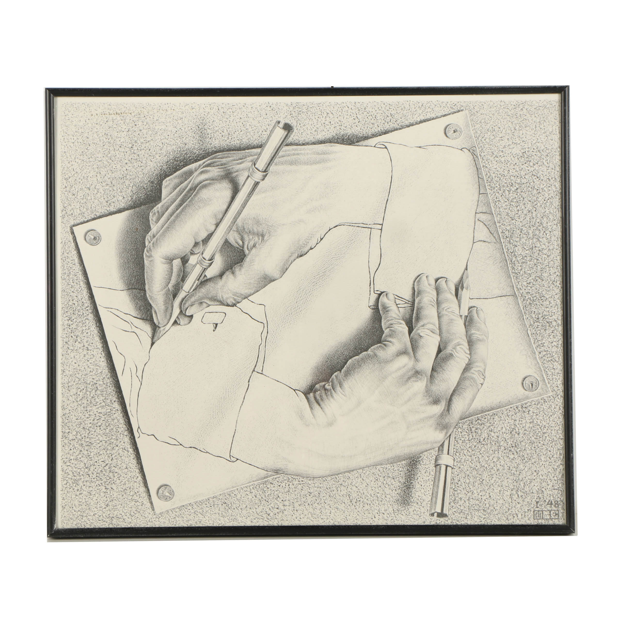 Escher Hands Drawing Each Other at Explore
