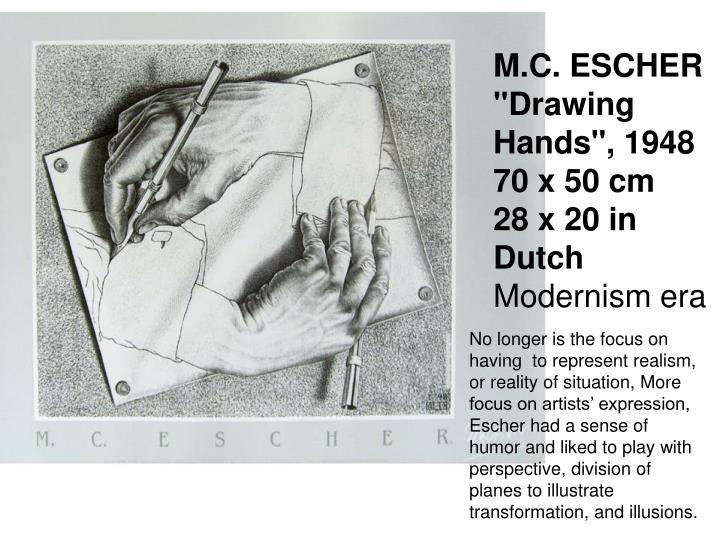 720x540 ppt - Escher Hands Drawing Each Other