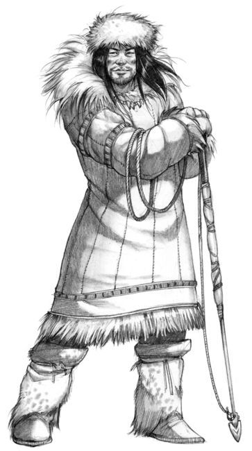 363x650 eskimo - Eskimo Drawing