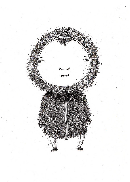 458x640 fluffy jacket eskimo - Eskimo Drawing