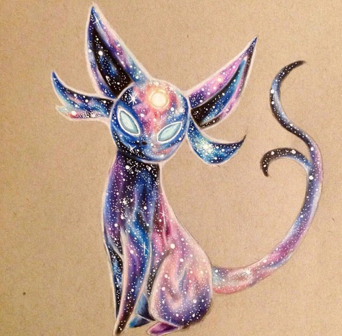 500x491 Espeon Shared - Espeon Drawing