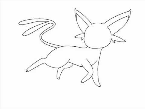 480x360 How To Draw Espeon Using Paint - Espeon Drawing