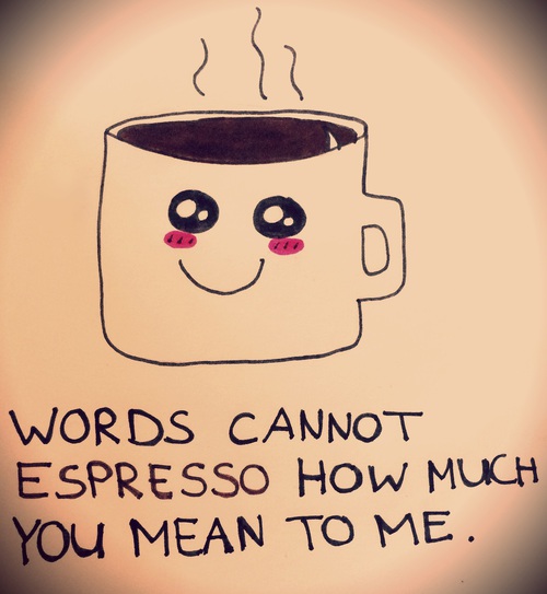 500x543 Cute Espresso Drawing Discovered - Espresso Drawing