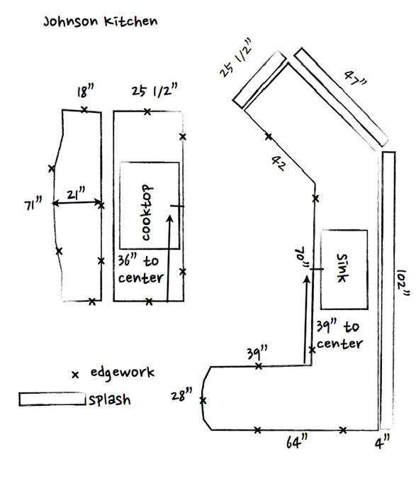 587x675 Draw Your Kitchen For An Estimate - Estimate Drawing