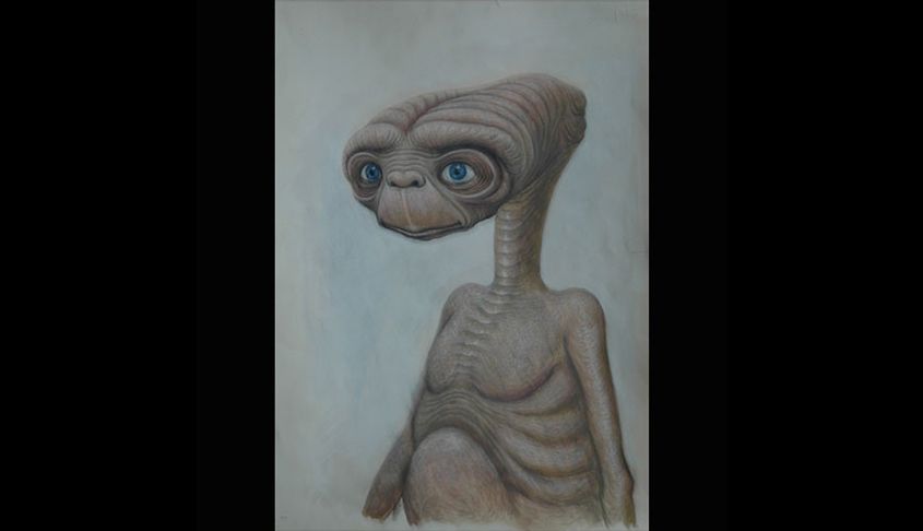 845x486 E T Original Preproduction Color Drawing - Et Drawing