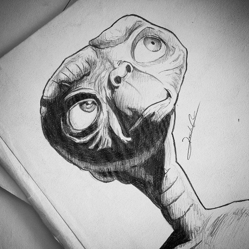800x800 Et Drawing Et Phone Home For Free Download - Et Drawing