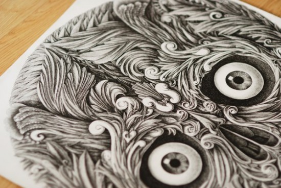 550x368 skull drawing fubiz media - Et Drawing