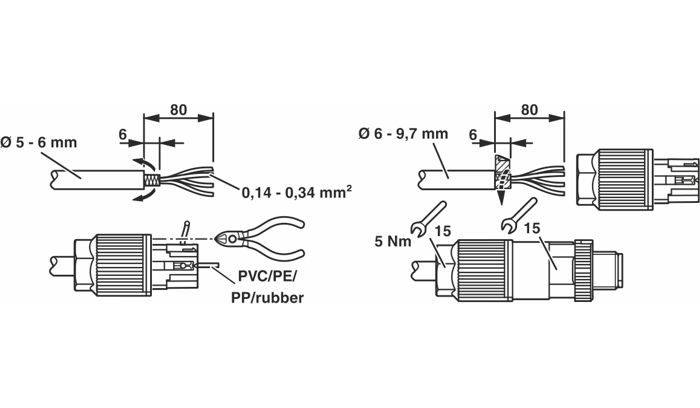 700x408 Phoenix Contact Sacc Msd Sh Eth Sco Connector - Ethernet Drawing