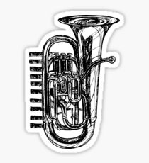 210x230 Euphonium Drawing Gifts Merchandise Redbubble - Euphonium Drawing