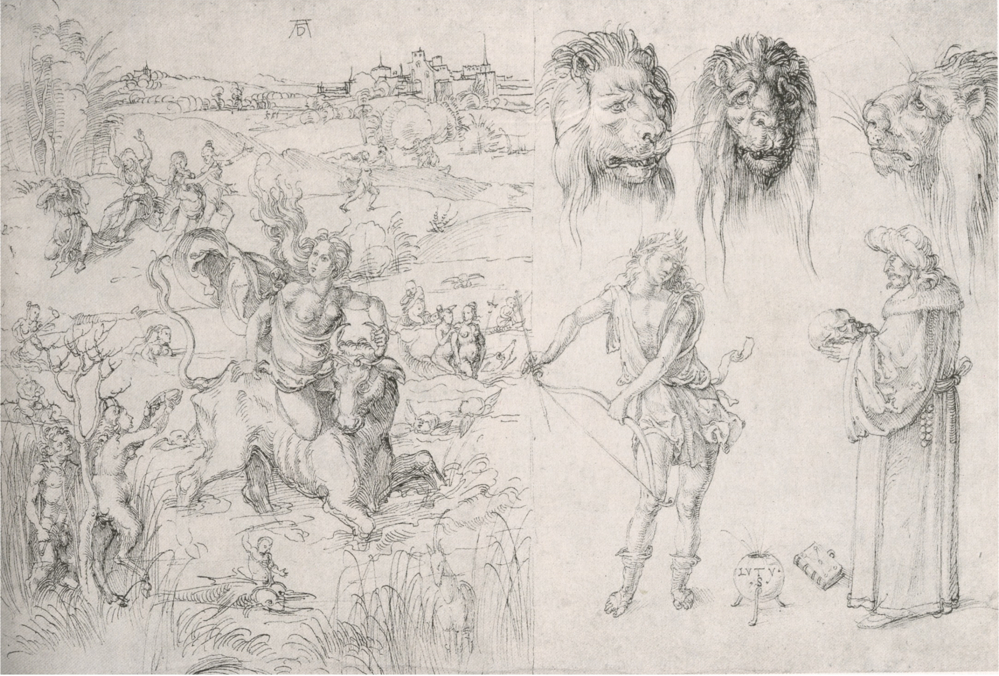 999x676 epph rape of europa and other studies - Europa Drawing