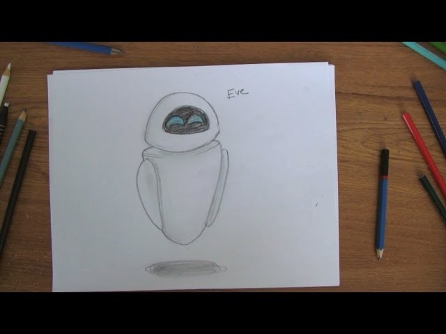 640x480 how to draw eve from wall e - Eve Drawing