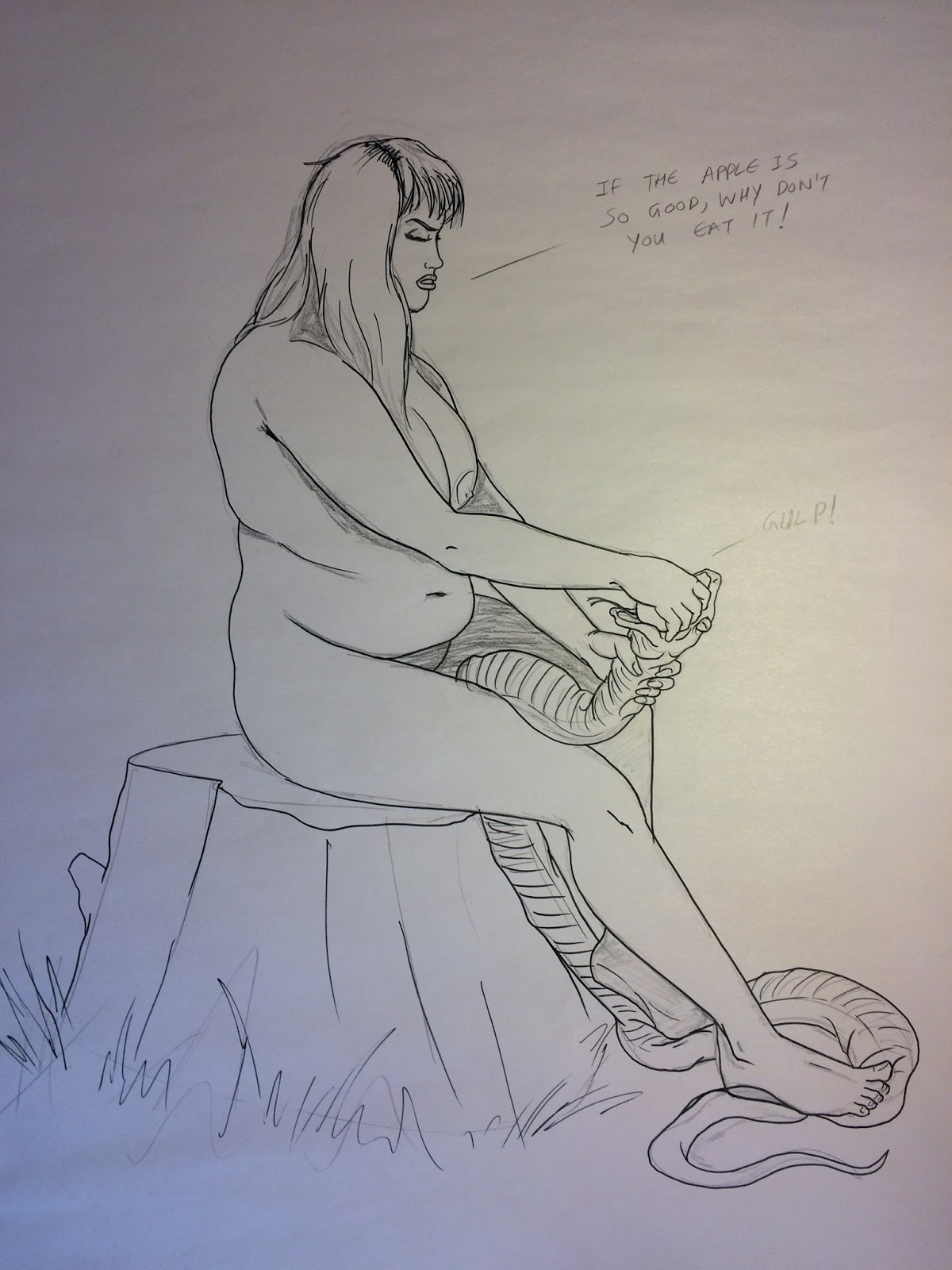 1200x1600 Stephen Savage - Eve Drawing