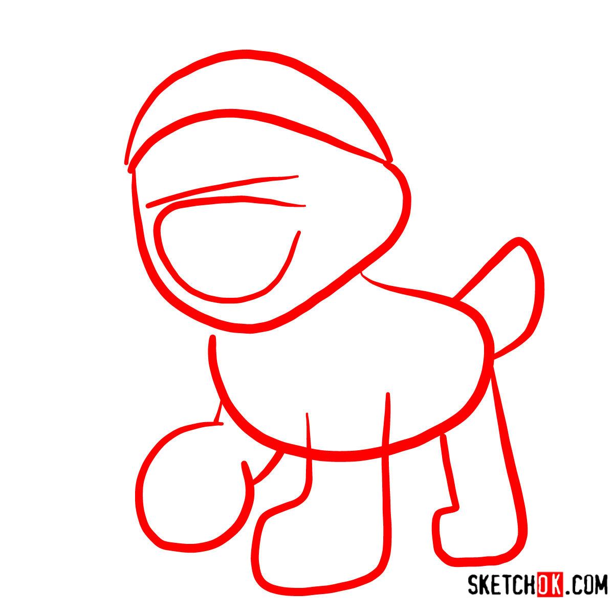 1200x1200 How To Draw Everest Paw Patrol - Everest Drawing