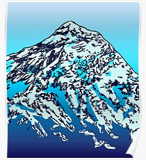 210x230 Mount Everest Drawing Posters Redbubble - Everest Drawing