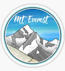 210x230 Mount Everest Drawing Stickers Redbubble - Everest Drawing