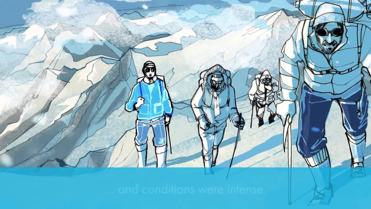 1280x720 A I G Mount Everest Drawing Alex Green Illustrator - Everest Drawing