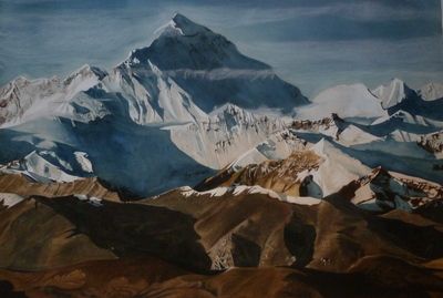 400x269 Drawing Of Everest - Everest Drawing