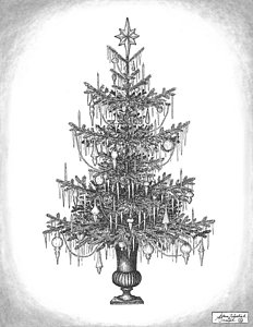 232x300 Evergreen Trees Drawings Fine Art America - Evergreen Drawing