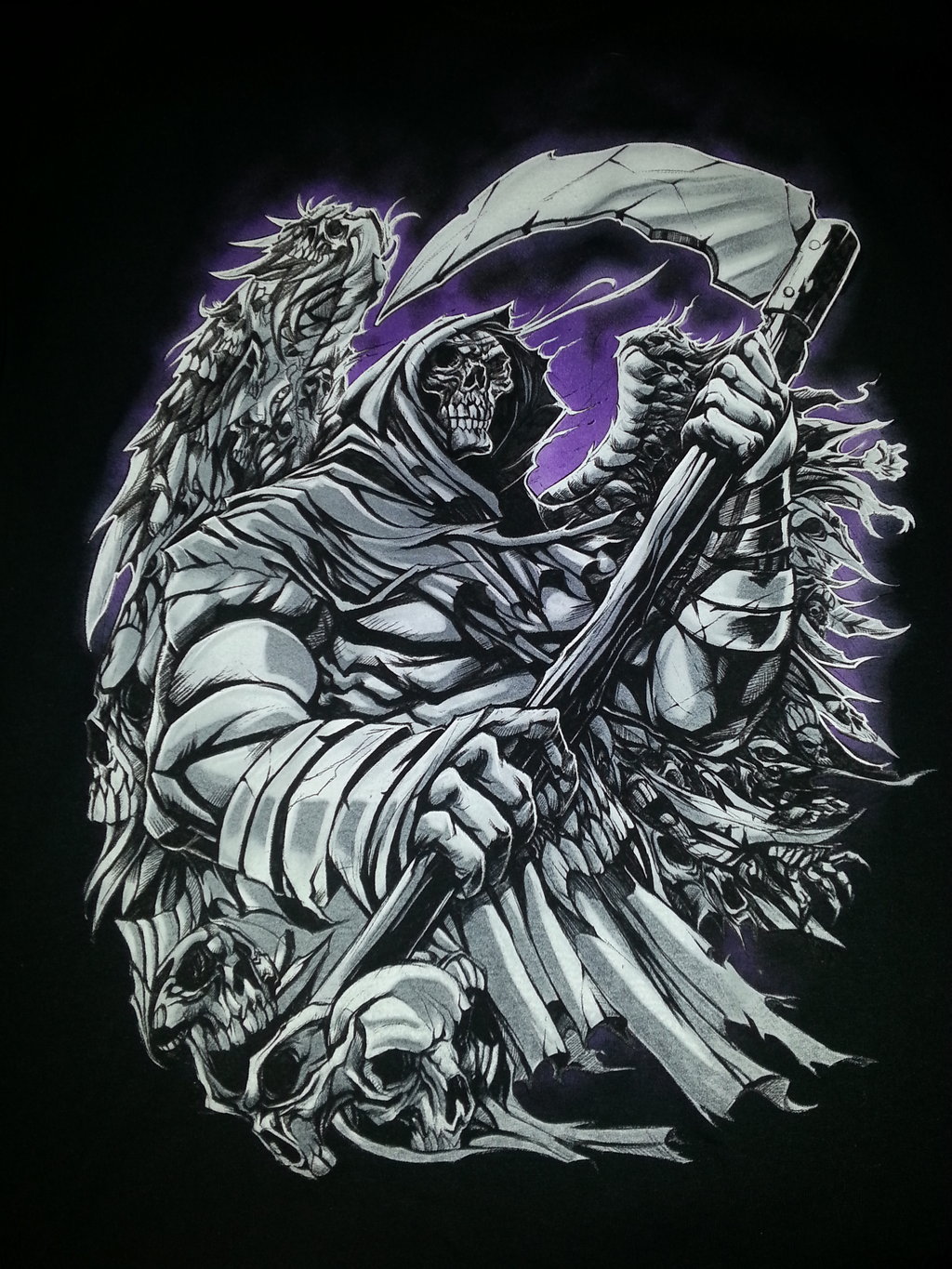 1024x1365 Super Evil Angel Tattoo - Evil Angel Drawing