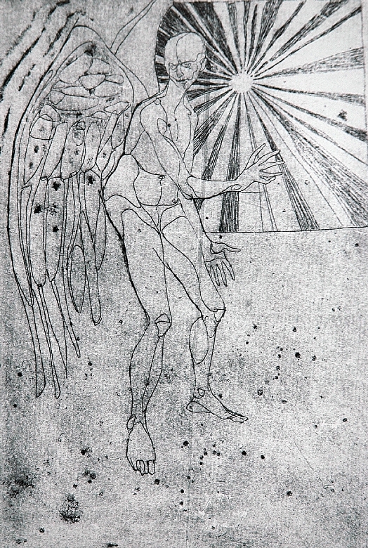 524x780 Tom Heflin - Evil Angel Drawing