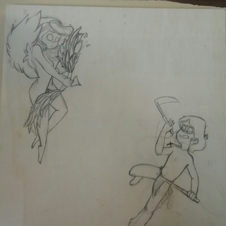 320x320 Welp, Its Saturday Have A Wip Of An Evil Angel Trying To Kill - Evil Angel Drawing