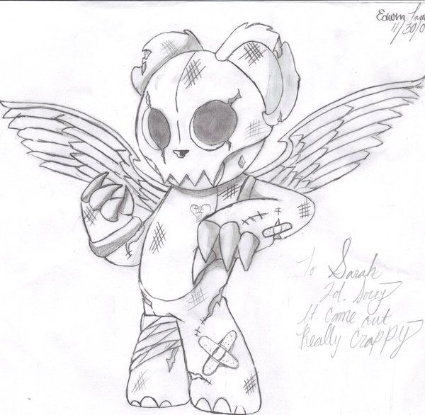 600x586 Evil Angel Drawings - Evil Angel Drawing