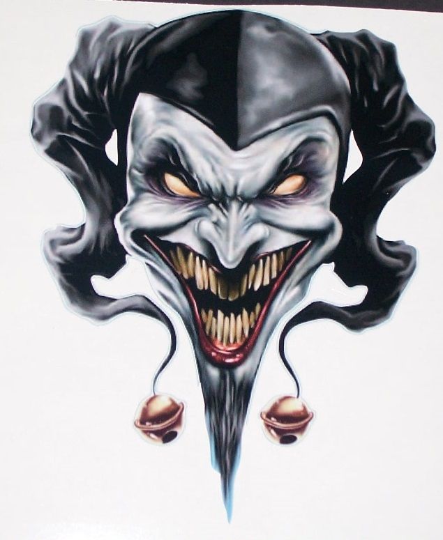 635x775 Evil Clown Png Images In Collection - Evil Clown Face Drawings