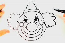 Evil Clown Face Drawings at PaintingValley.com | Explore collection of ...