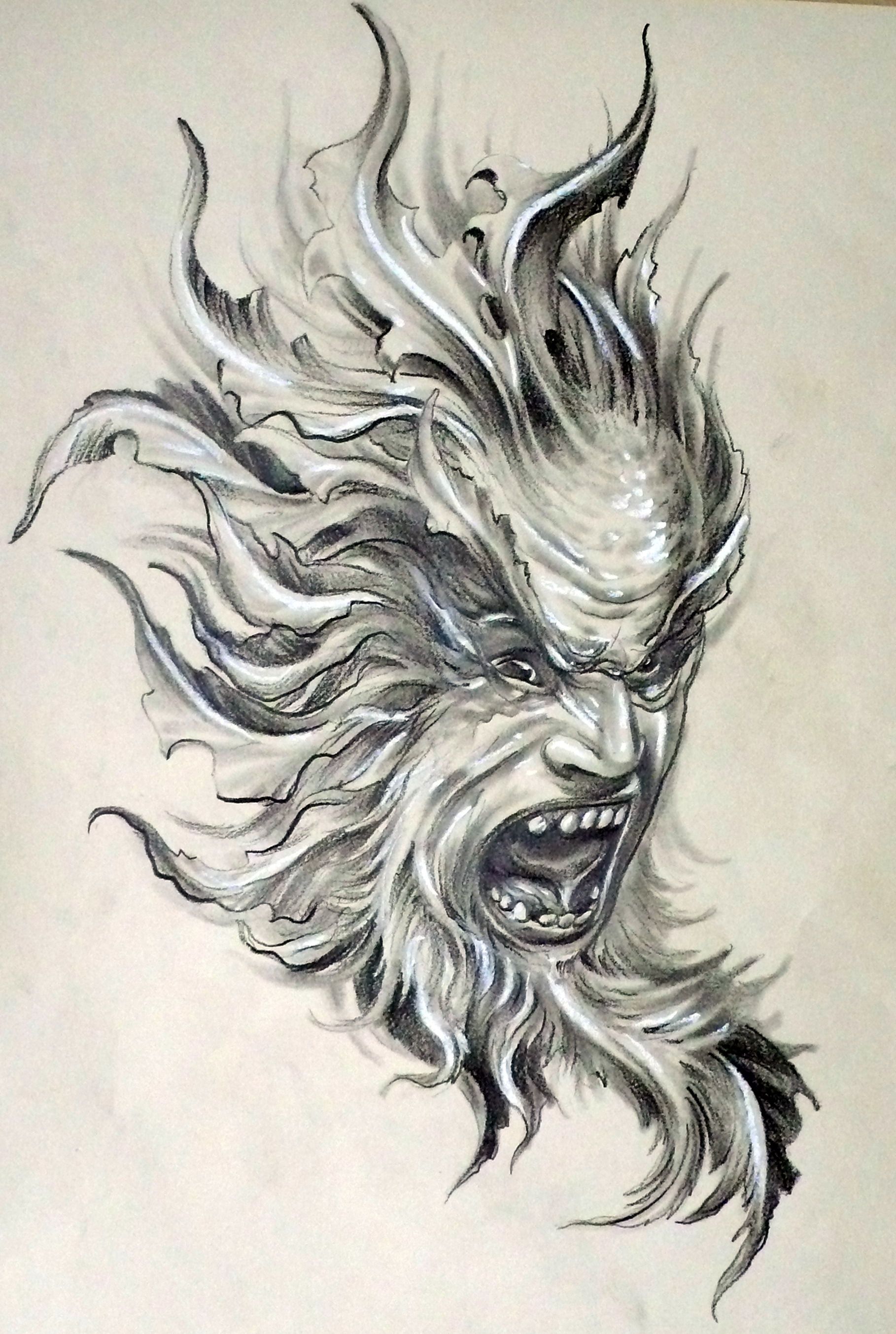 Evil Demon Drawings at Explore collection of Evil
